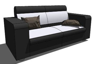 Furniture Modern Sofa on Sketchup Furniture  Modern Sofa