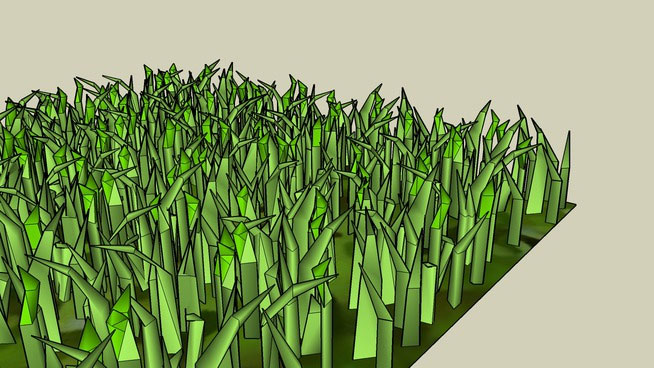 Sketchup model - Grass 3D