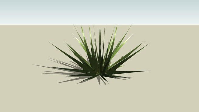 Sketchup model - 3D Low-Poly Grass