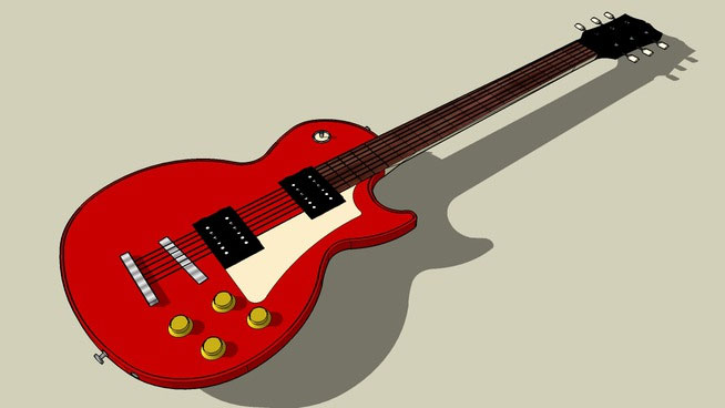 Sketchup model - Guitar