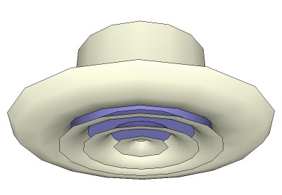 3D Round diffuser