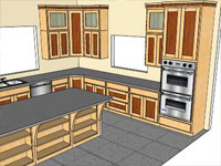 Classic Kitchen in SketchUp