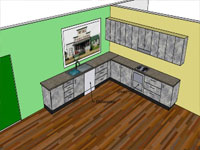 Kitchen Basic Components in SketchUp