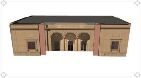 Clements Library in Sketchup