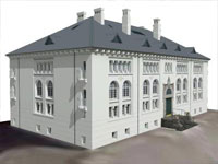 Cultural Heritage Library in Sketchup