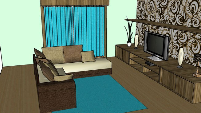 Sketchup components 3d warehouse Living room  Modern ...
