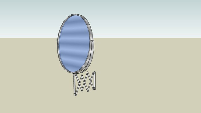 Sketchup model - Bathroom MakeUp Mirror