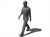 Walking 3D People in Sketchup