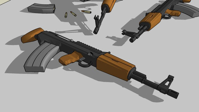 Sketchup model - AK-147