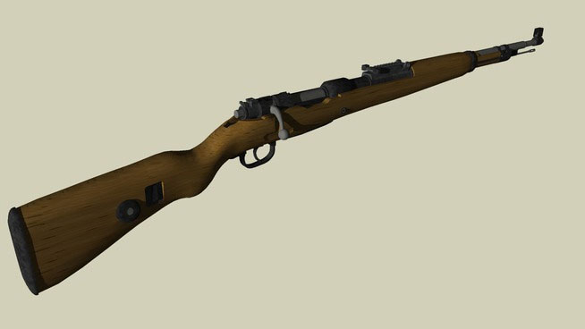 Sketchup model - Rifle