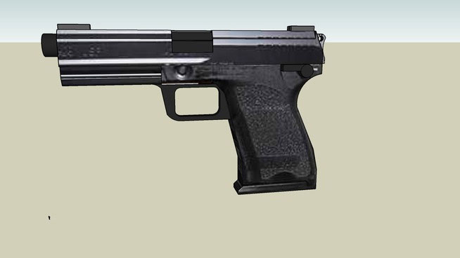 Sketchup model - Pistol counter