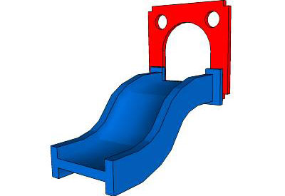 Straight Slide for Play Grow