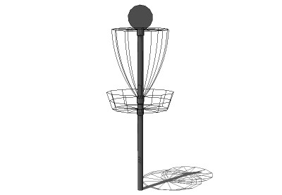 Disc golf basket