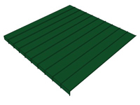 3D Standing Seam Roofing 24 inch
