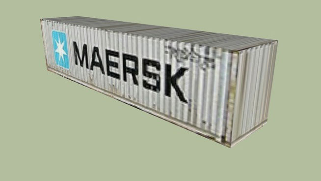 Sketchup model - Maersk Container
