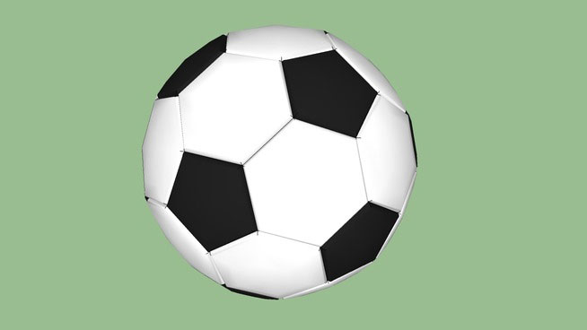 Sketchup model - 3D soccer ball