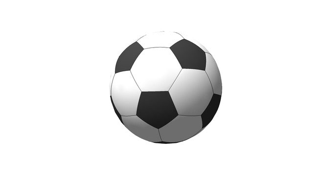 Sketchup model - True Soccer Ball