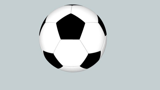 Sketchup model - Classic soccer ball