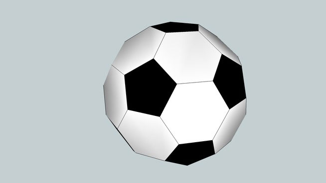 Sketchup model - Simple soccer ball
