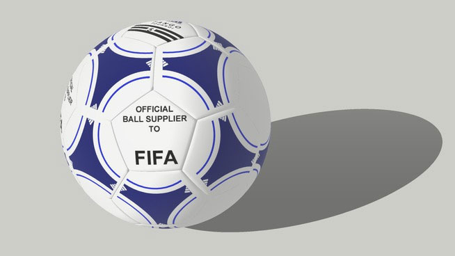 Sketchup model - Adidas Soccer Ball