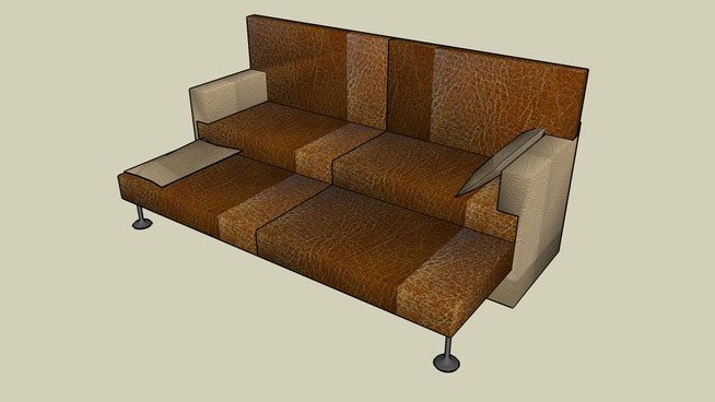 Sketchup model - Sofa Bed