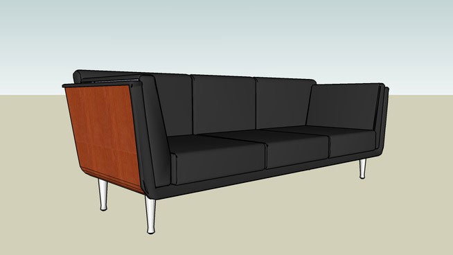 Sketchup model - Goetz Sofa