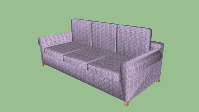 Sketchup model - Buchanan Sleeper Sofa