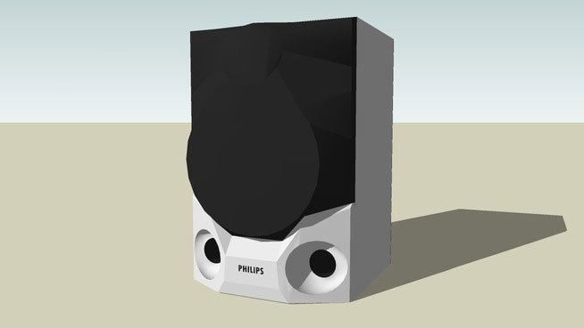 Sketchup model - Philips speaker