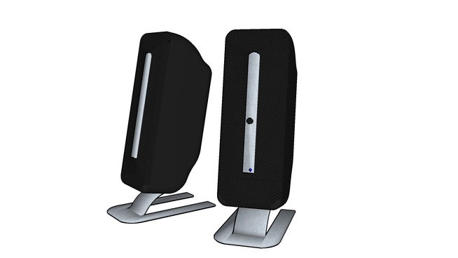 Sketchup model - Dual Speakers