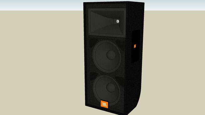 Sketchup model - JBL Twin Speaker