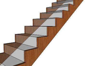 sketchup components 3d warehouse Stairs: Glass Staircase