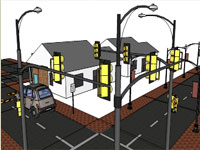 SketchUp 3D Warehouse - Streetlight