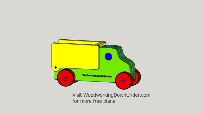 Sketchup model - Toy Tipper Truck