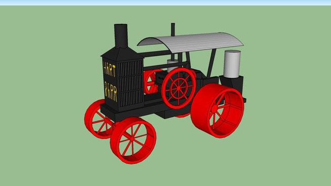 Sketchup model - Hart Parr Tractor