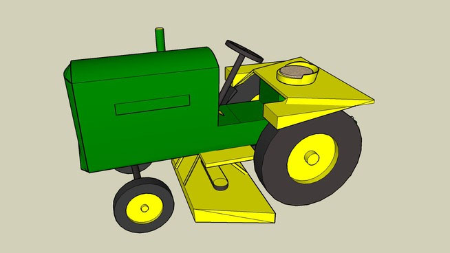 Sketchup model - Tractor