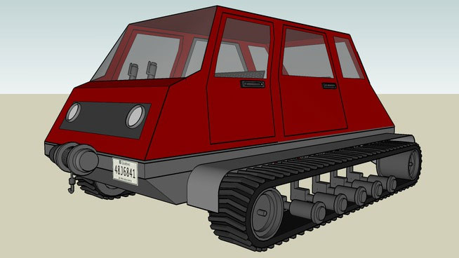 Sketchup model - Extreme Tractor