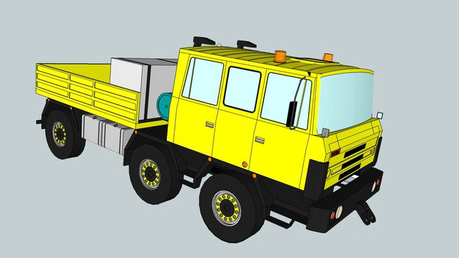 Sketchup model - Tatra Truck