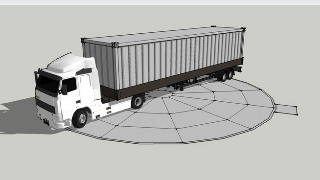 Sketchup model - Truck Turntable