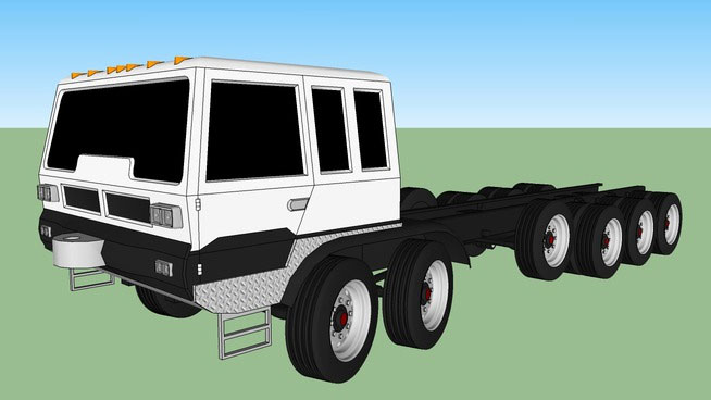 Sketchup model - CB Motors Truck