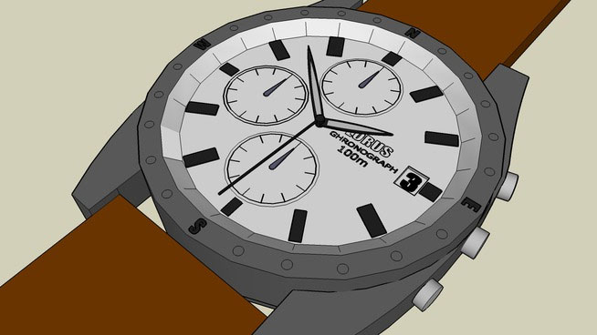 Sketchup model - Horloge watch