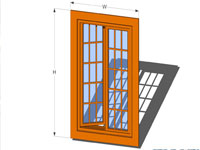 Casement Window in SketchUp
