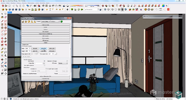 Some useful sketchup tips to turn any sketchup model into 360 panoramas