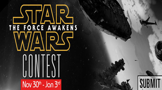 Cornucopia3D  organized Star The Force Awakens Wars Contest 2015