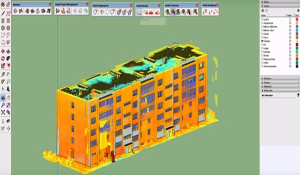 Learn to create a 3D model out of point cloud in sketchup