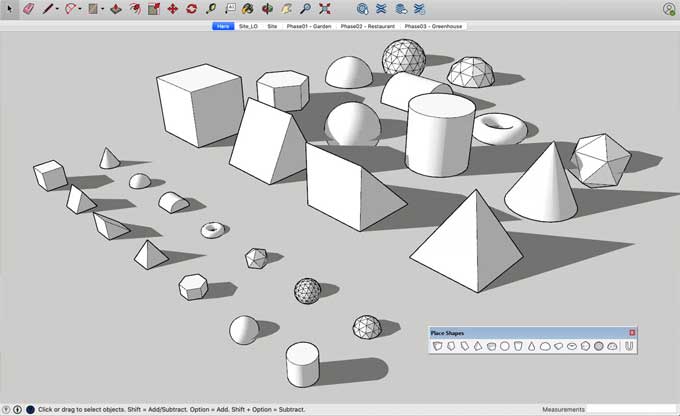 How to create a few specific 3D models & shapes using SketchUp?