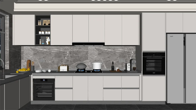 3D Warehouse Kitchen