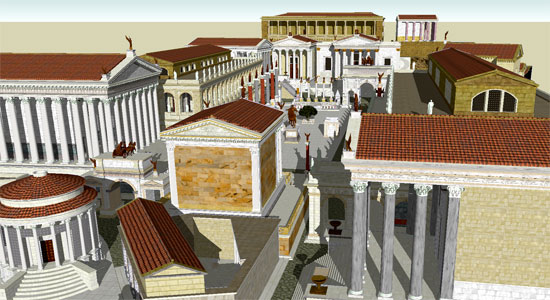 How sketchup is useful for digital modeling of ancient world