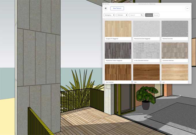 Architextures for SketchUp