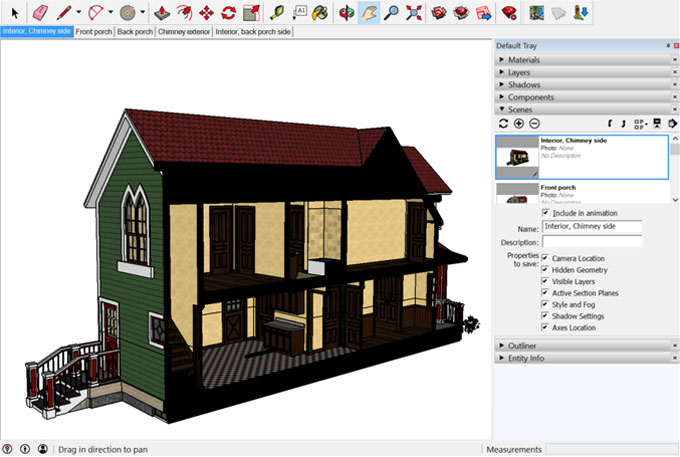How to Create Scenes in SketchUp
