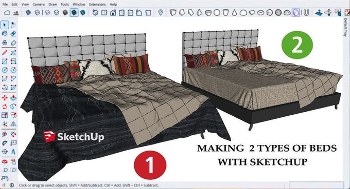 Creating a Custom Duvet Design with SketchUp: A Step-by-Step Guide